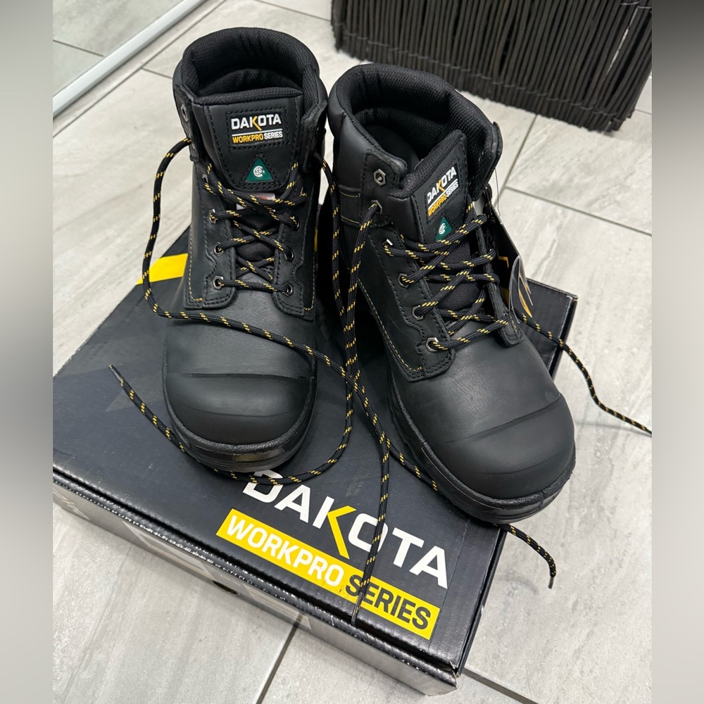 New Men's Dakota Safety Work Boots 10